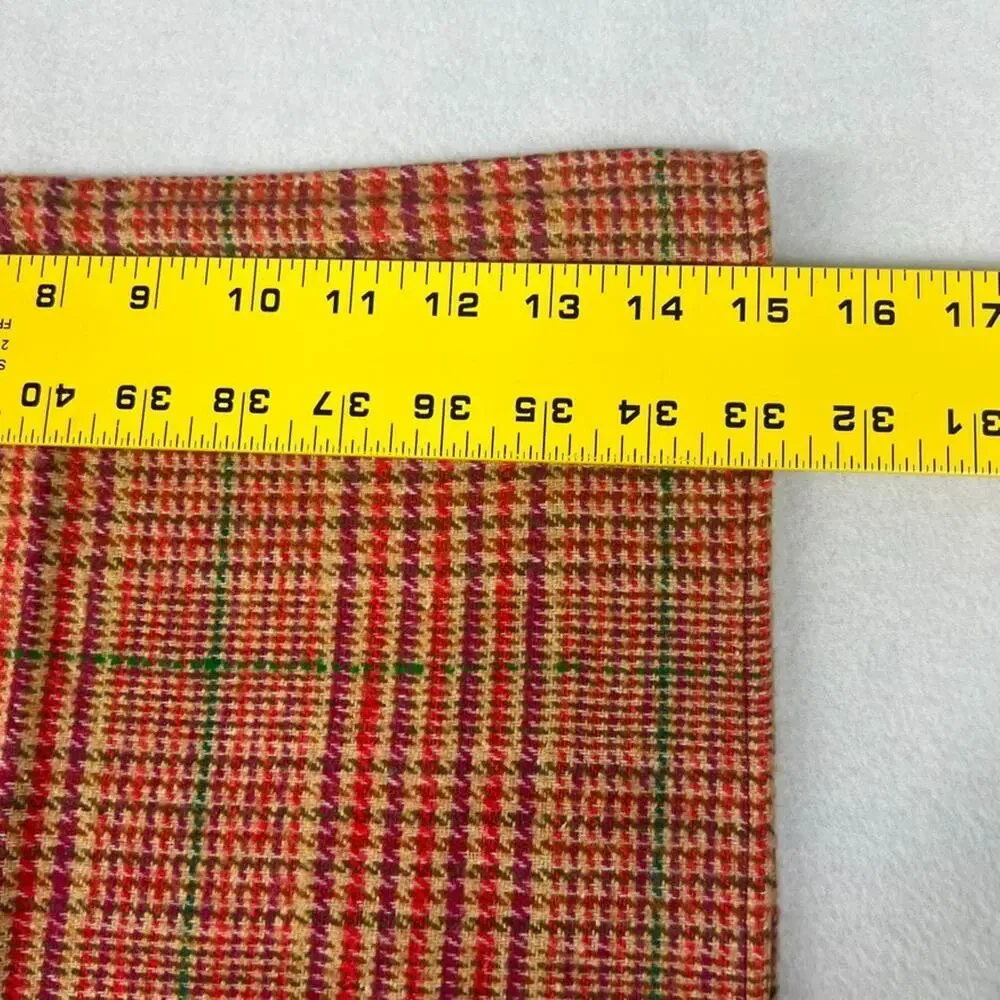 Unbranded Scarf Unisex Tweed Wool Blend Multicolor Fringe Soft Comfy